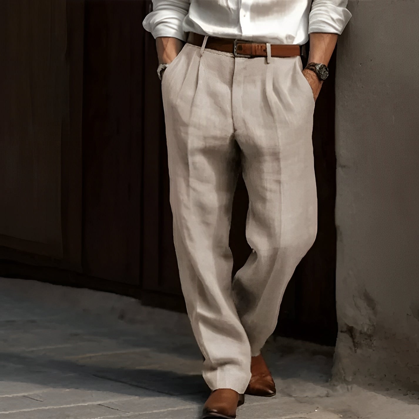PHILIP™ | Pantalon rétro à jambes larges