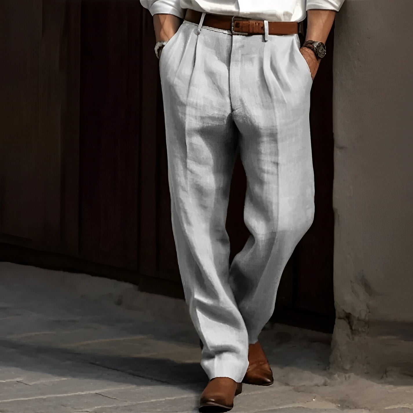 PHILIP™ | Pantalon rétro à jambes larges