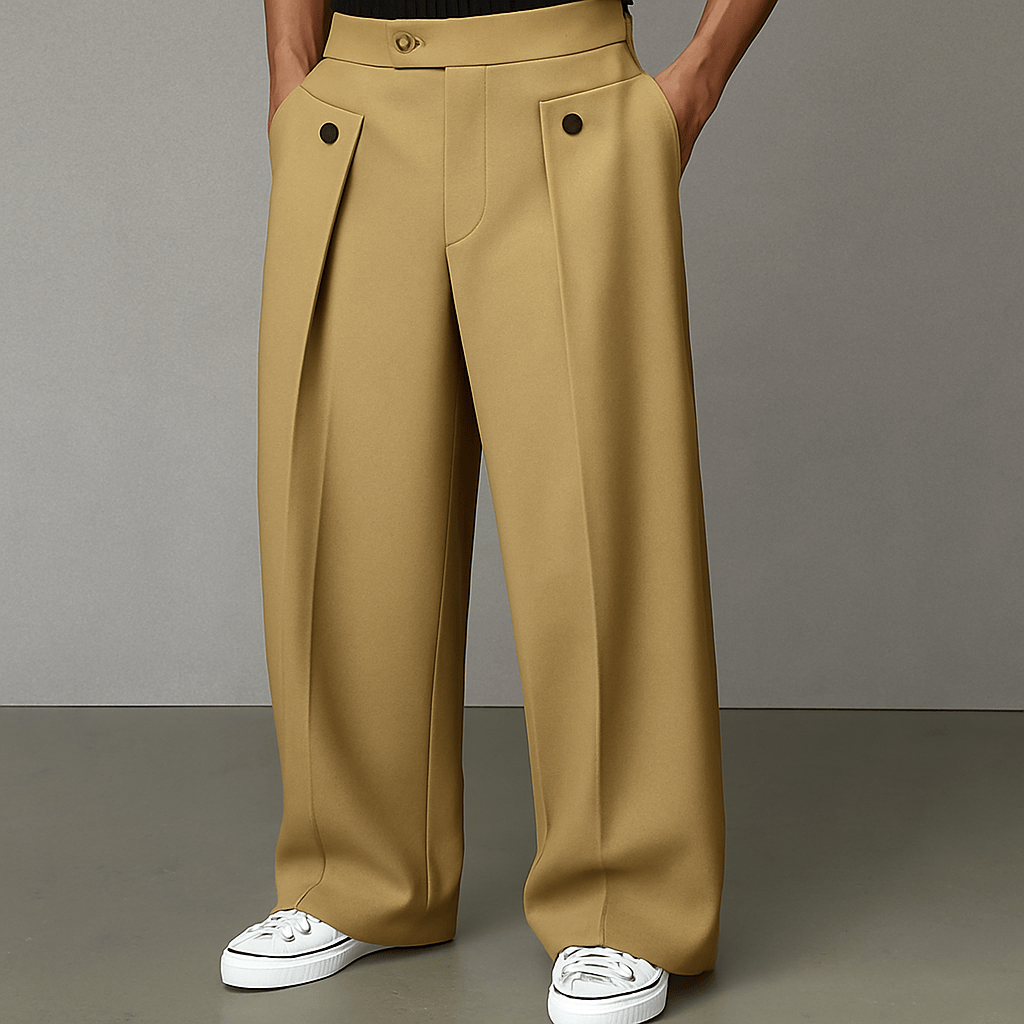 PHILIP | PANTALONS À JAMBES LARGES POUR HOMMES
