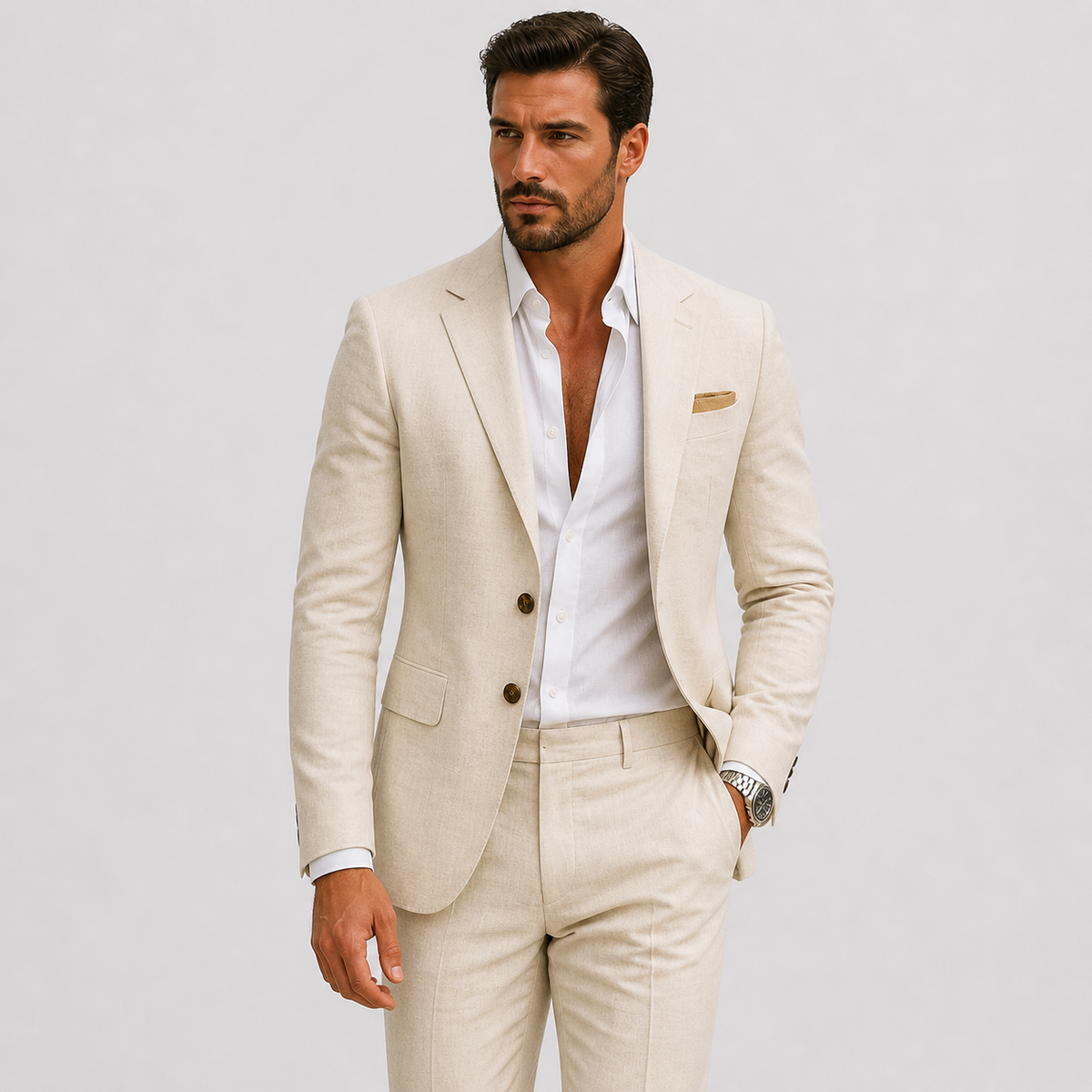 PHILIP™ | Costume sur mesure pour homme, pour les journées chaudes