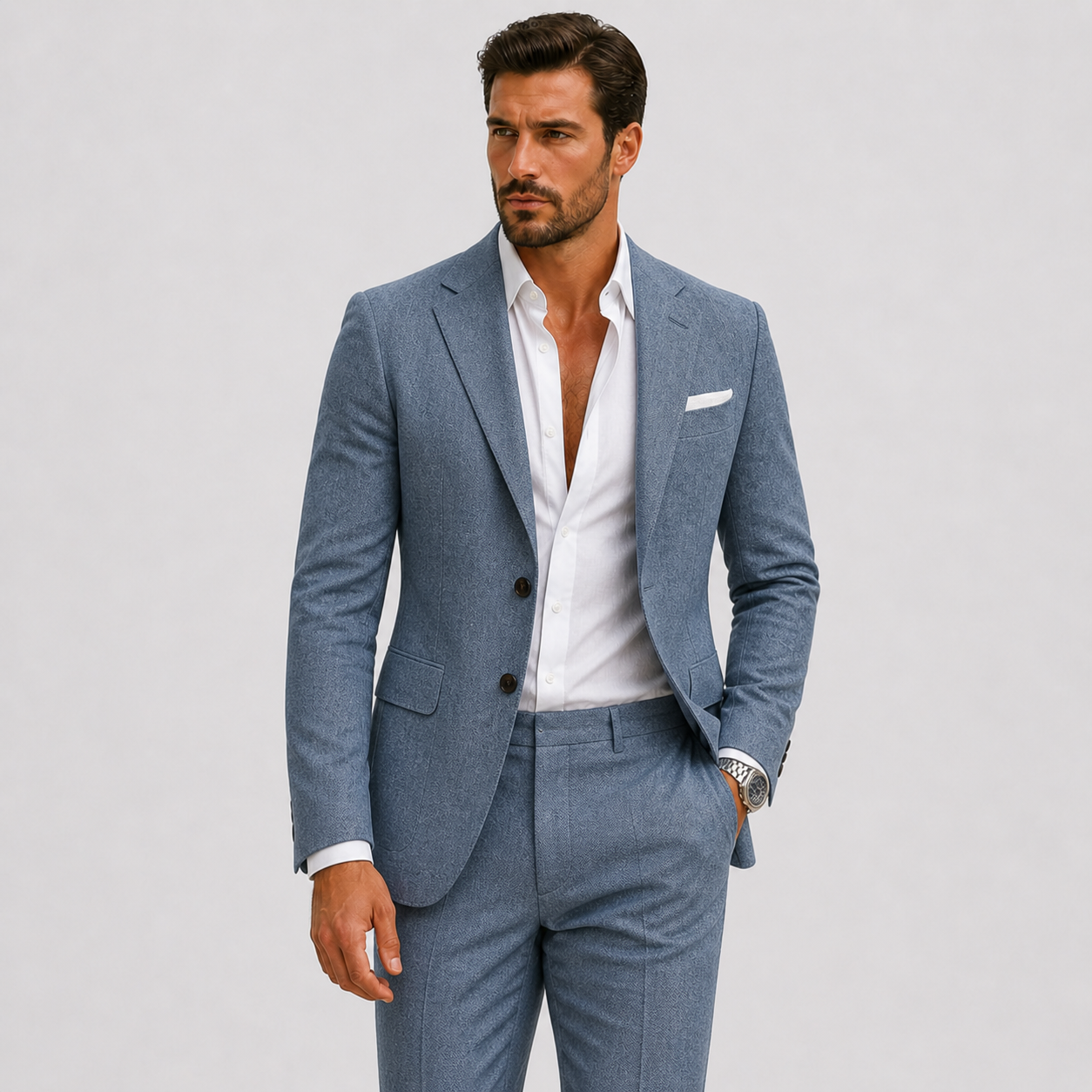 PHILIP™ | Costume sur mesure pour homme, pour les journées chaudes