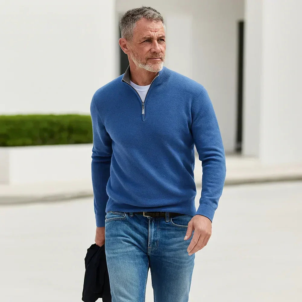 PHILIP | PULL À FERMETURE ÉCLAIR POUR HOMMES
