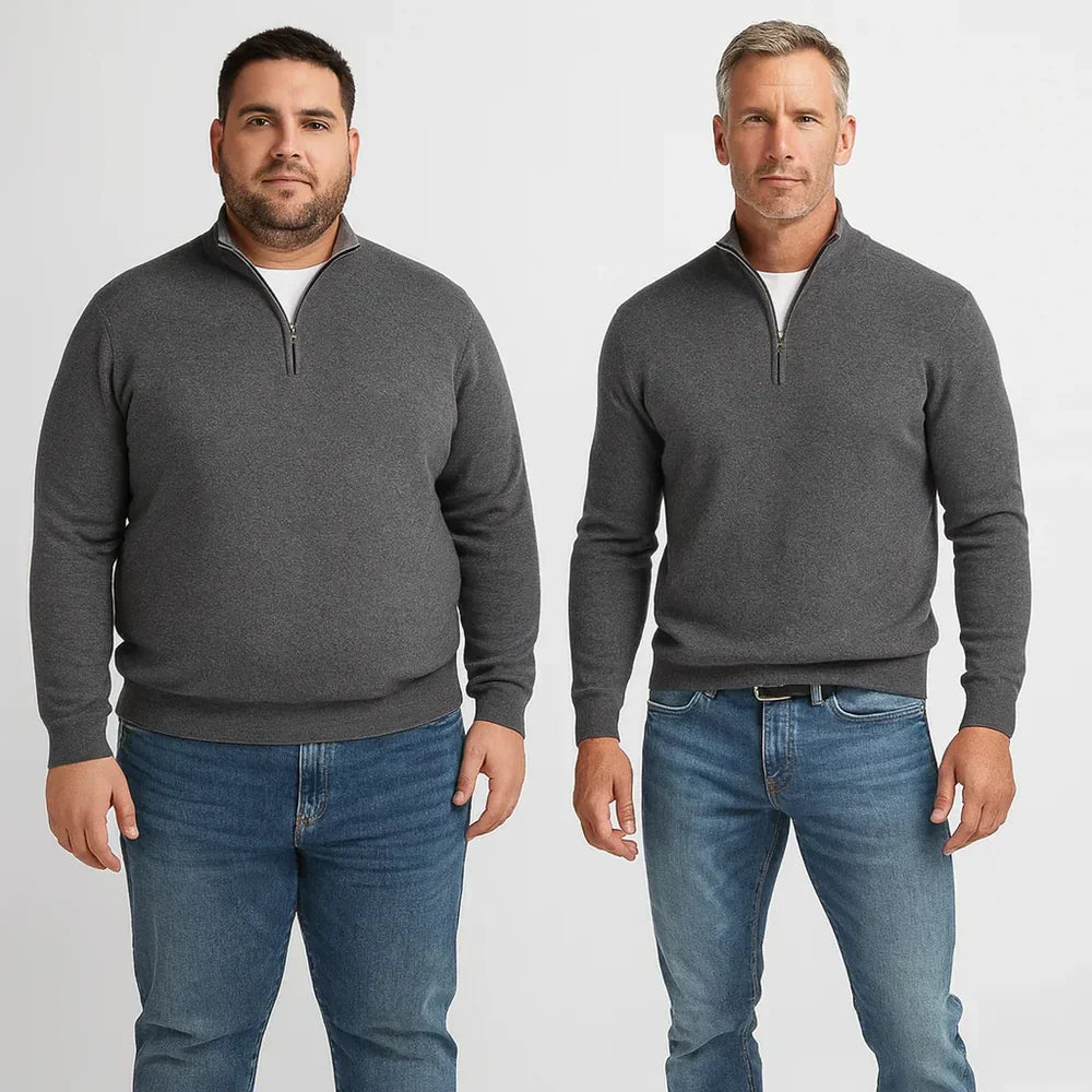 PHILIP | PULL À FERMETURE ÉCLAIR POUR HOMMES