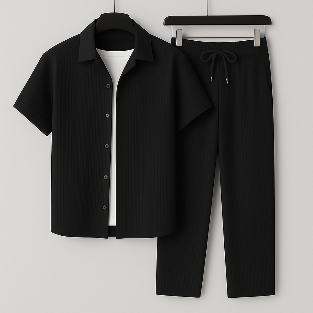 PHILIP™ | Ensemble en lin côtelé