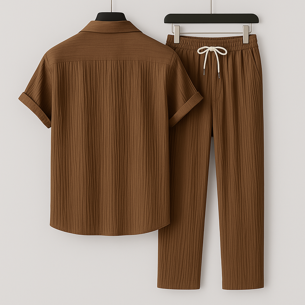 PHILIP™ | Ensemble en lin côtelé