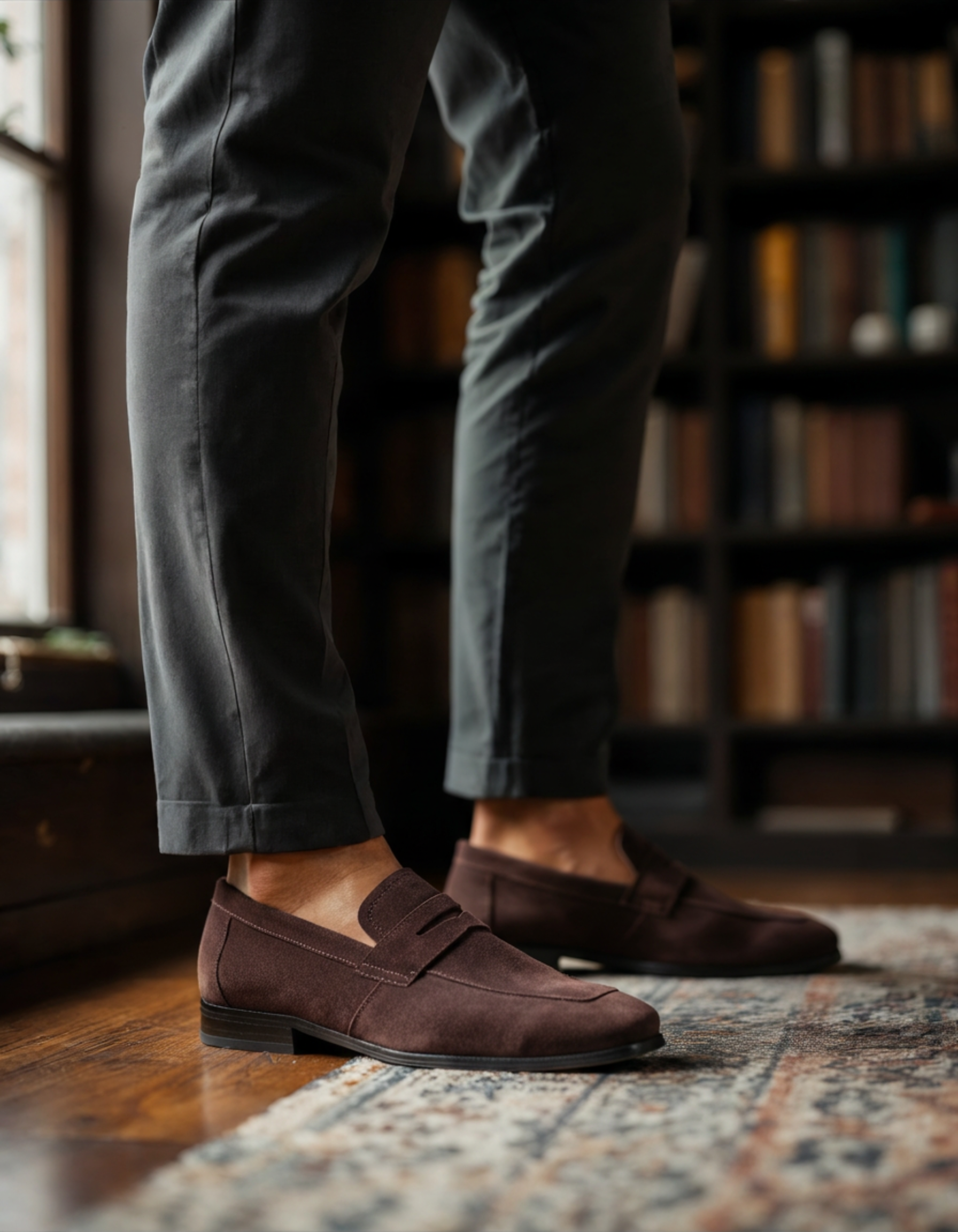 PHILIP | MOCASSINS EN DAIM POUR HOMMES