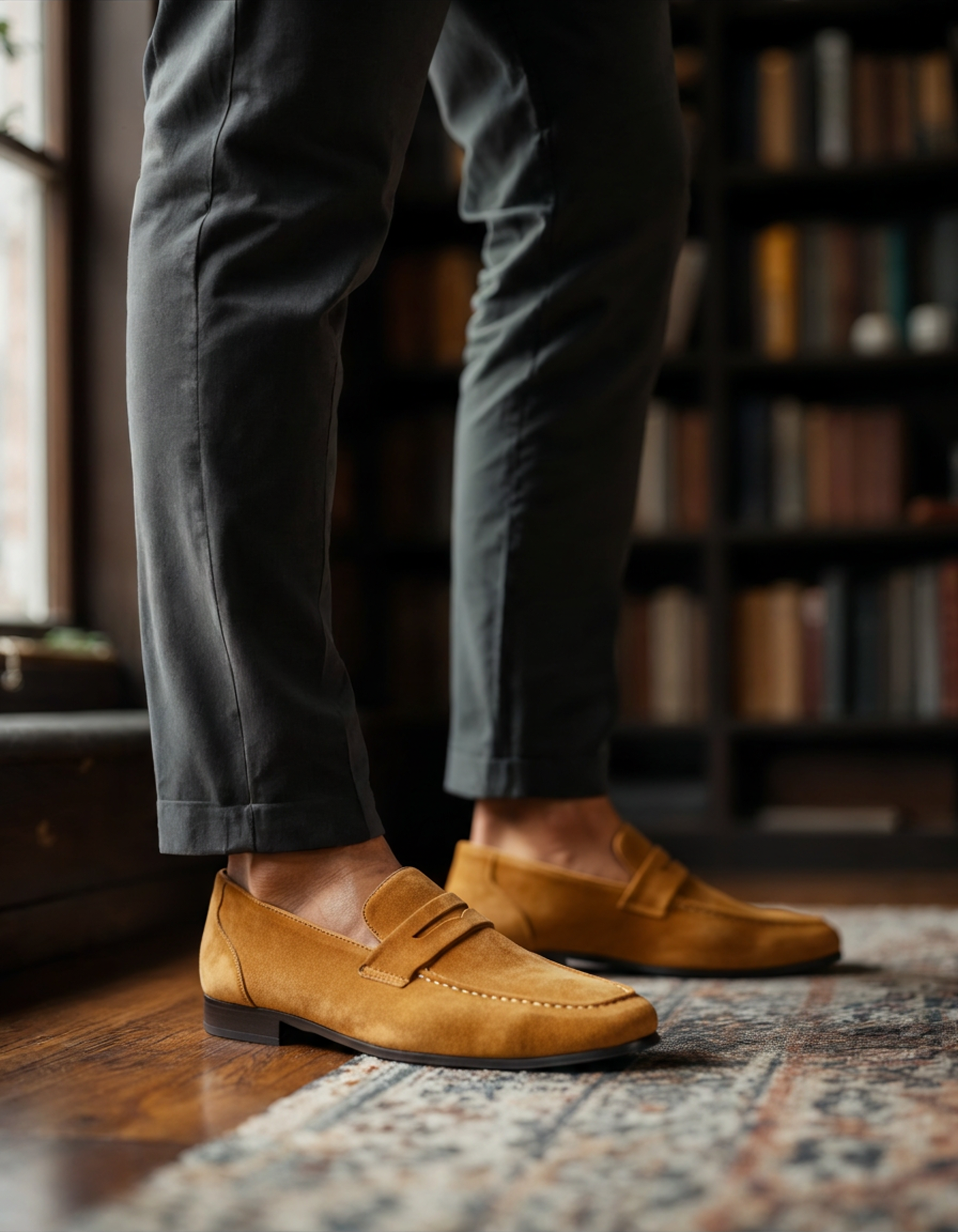 PHILIP | MOCASSINS EN DAIM POUR HOMMES