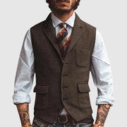 PHILIP™ | Gilet à motif chevrons pour homme