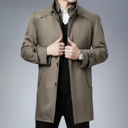 PHILIP™ | Manteau de ville pour homme à col montant et fermeture éclair sur le devant