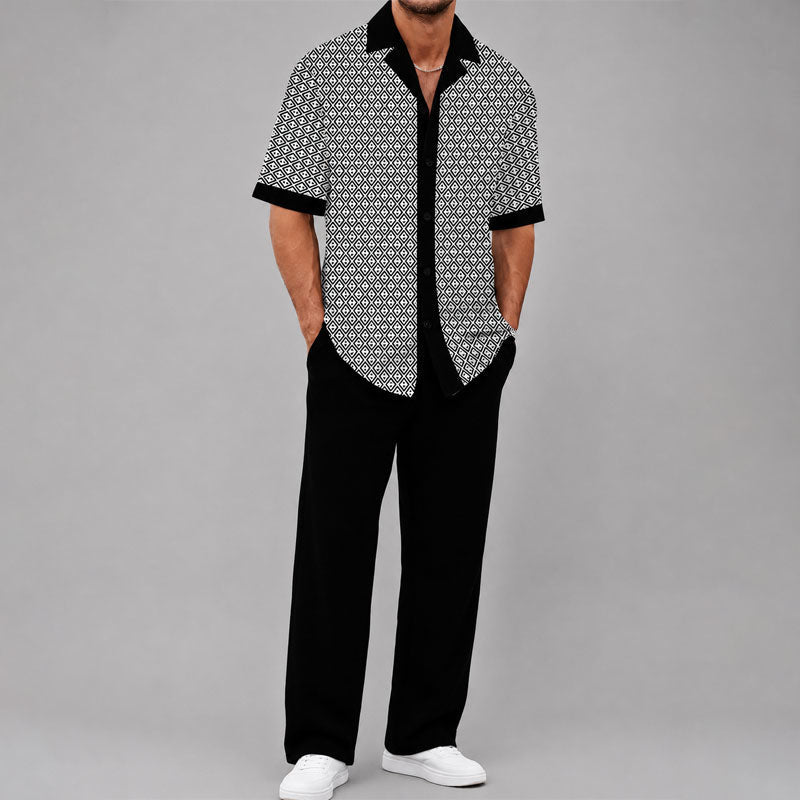 PHILIP™ | Ensemble deux pièces géométrique pour homme