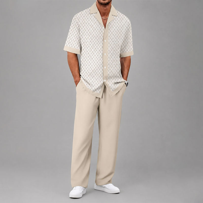 PHILIP™ | Ensemble deux pièces géométrique pour homme