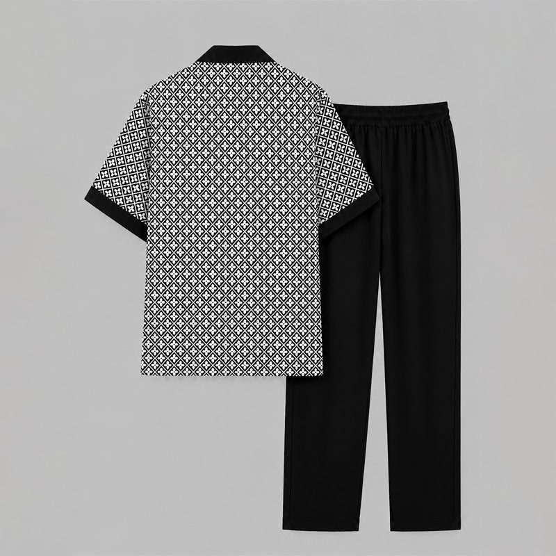 PHILIP™ | Ensemble deux pièces géométrique pour homme