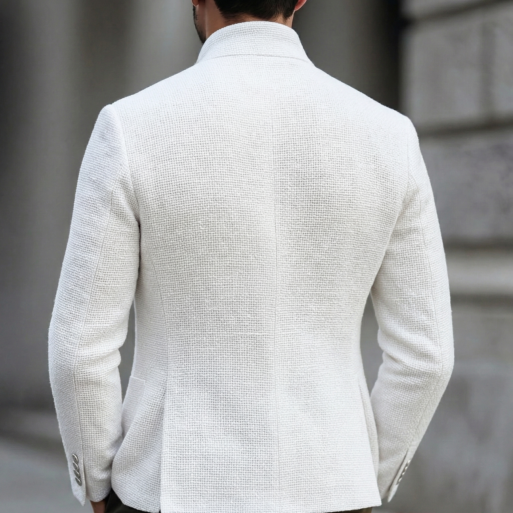 PHILIP™ | Blazer en maille pour homme à boutons dorés