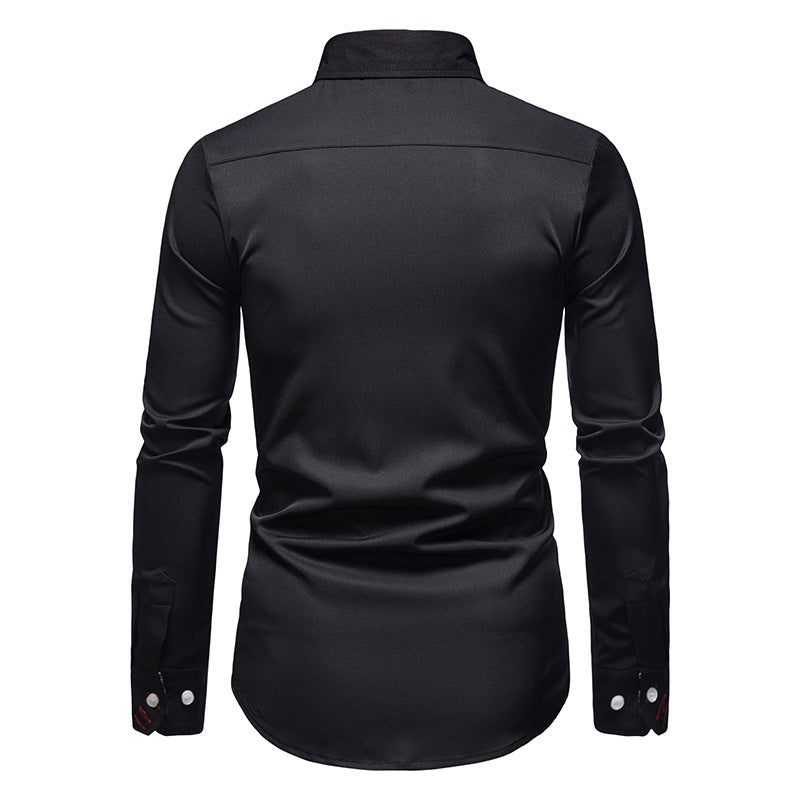 PHILIP™ | Chemise à bordures Paisley