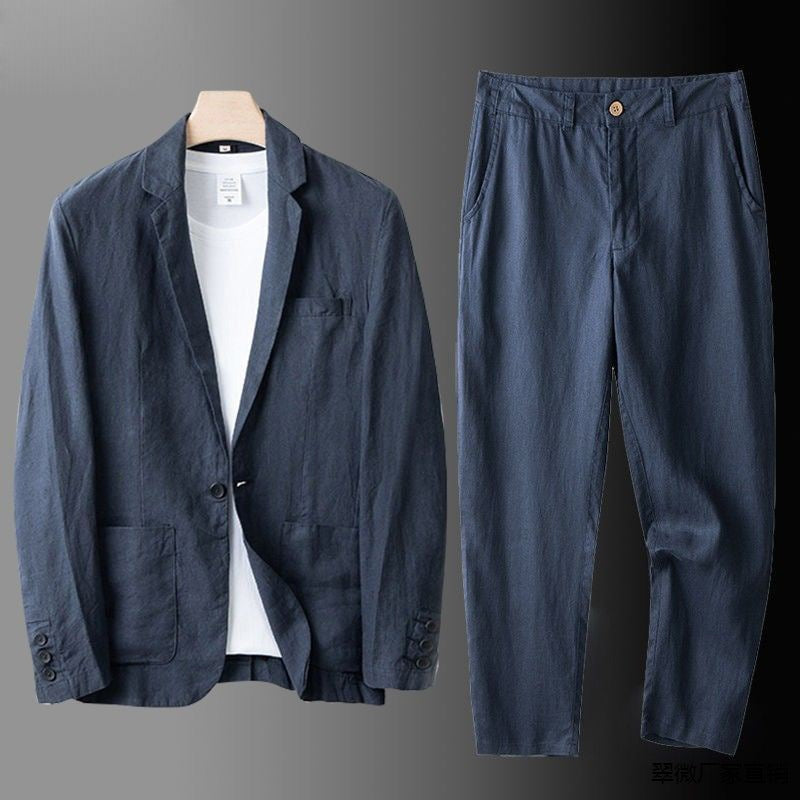 PHILIP™ | Costume en lin et coton pour homme