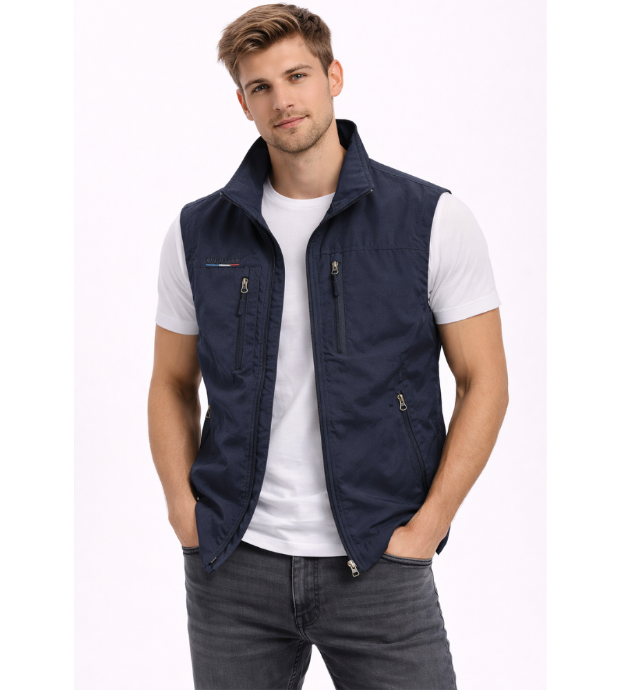 PHILIP™ | Gilet à fermeture éclair en nylon pour homme