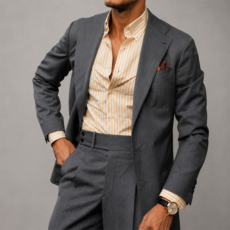 PHILIP™ | Costume deux pièces en lin pour homme