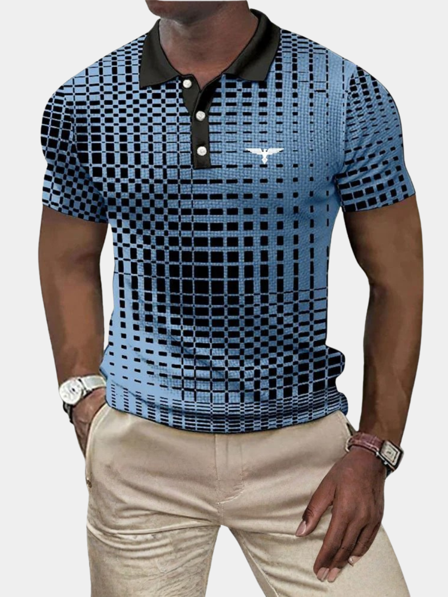 PHILIP™ | Polo imprimé en 3D pour homme