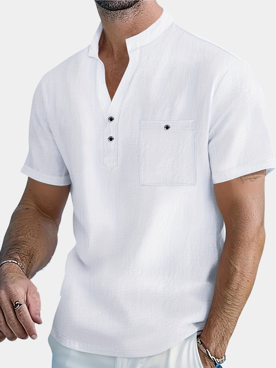 PHILIP™ | Chemise Henley en lin pour homme
