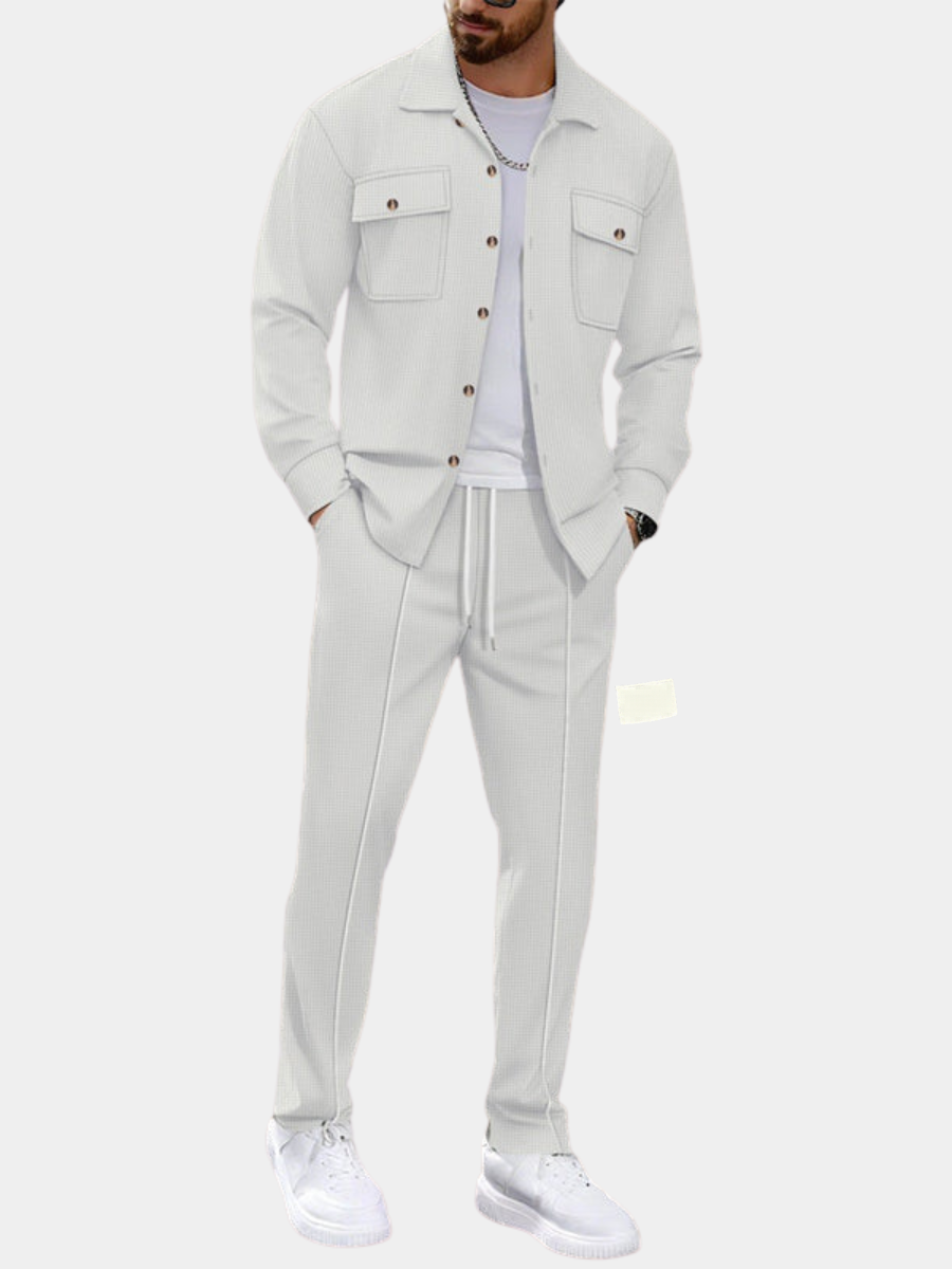 PHILIP™ | Ensemble texturé en maille gaufrée pour homme