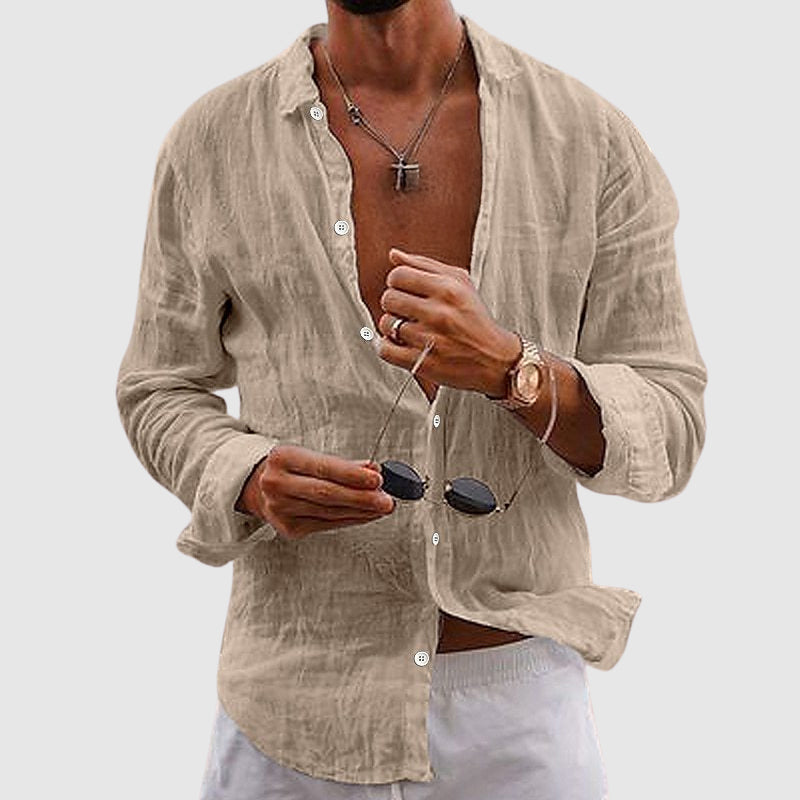 PHILIP™ | Chemise en lin à boutons