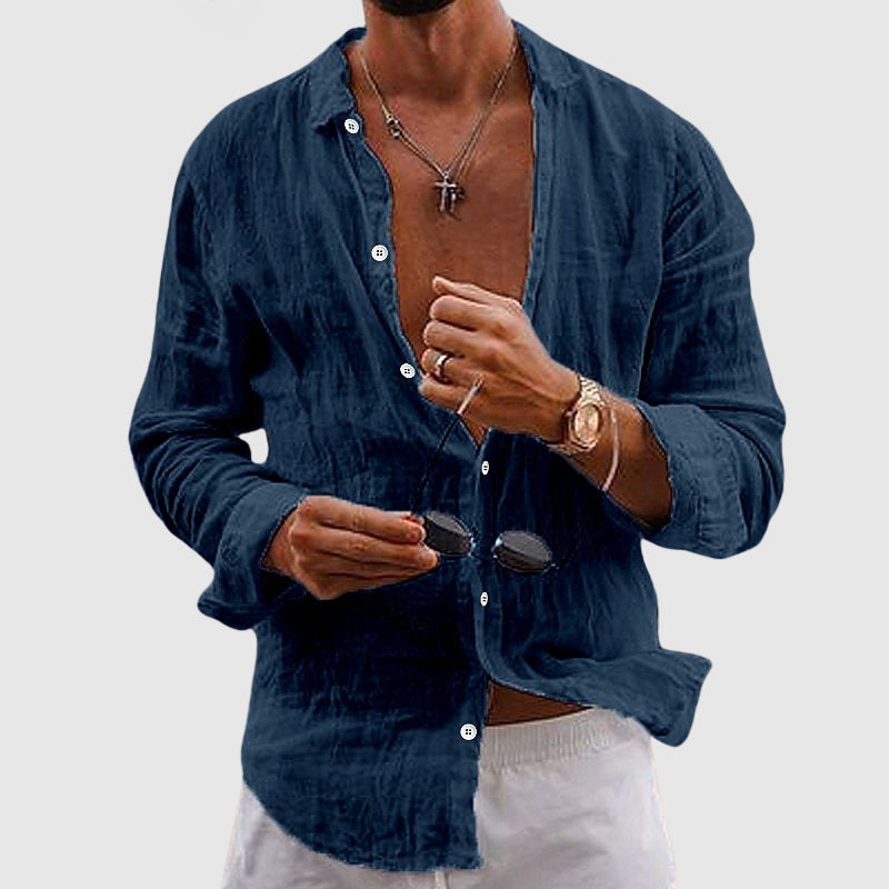 PHILIP™ | Chemise en lin à boutons