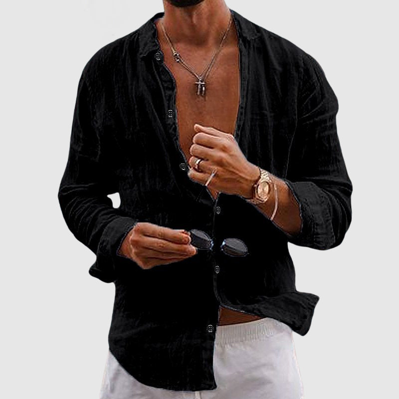 PHILIP™ | Chemise en lin à boutons