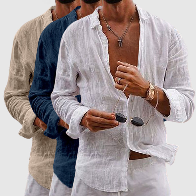 PHILIP™ | Chemise en lin à boutons