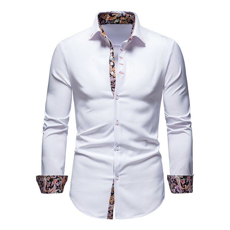 PHILIP™ | Chemise à bordures Paisley