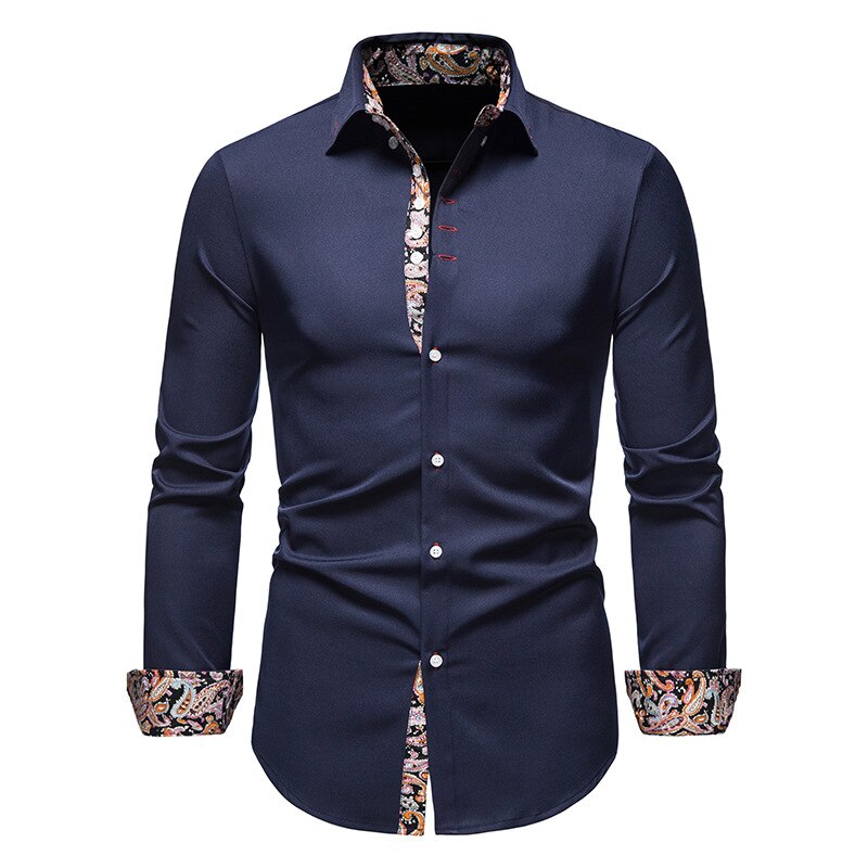 PHILIP™ | Chemise à bordures Paisley