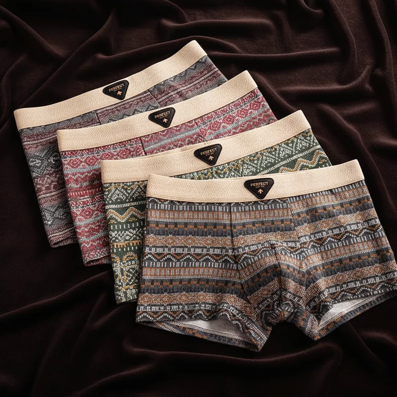 PHILIP™ | Boxers Géométriques en coton pour homme