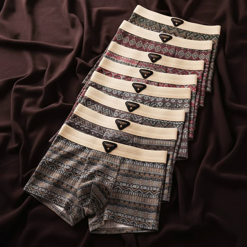 PHILIP™ | Boxers Géométriques en coton pour homme