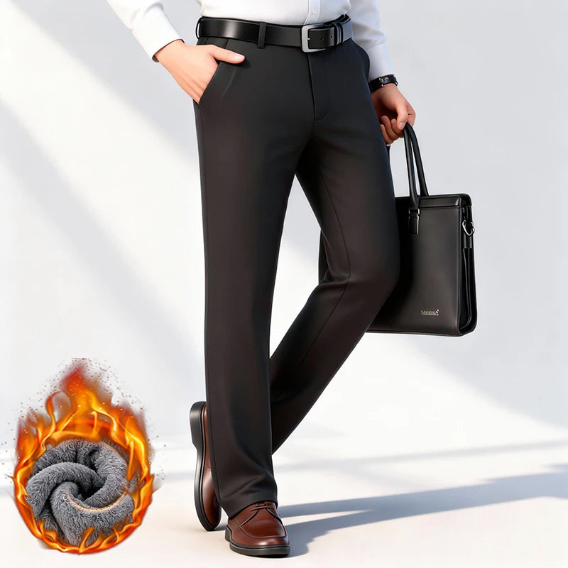 PHILIP™ | Pantalon de ville pour homme avec doublure en polaire