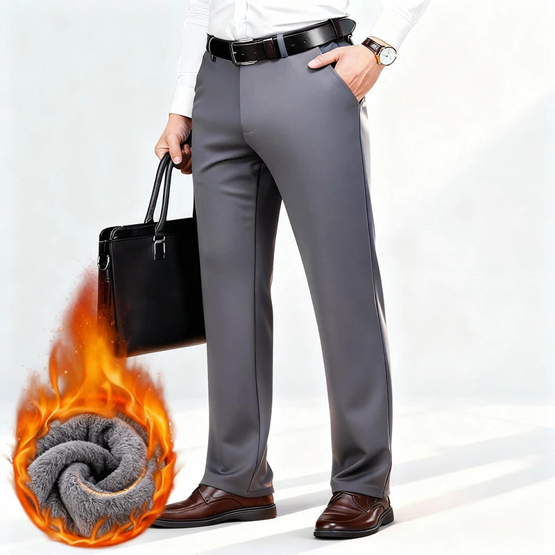 PHILIP™ | Pantalon de ville pour homme avec doublure en polaire