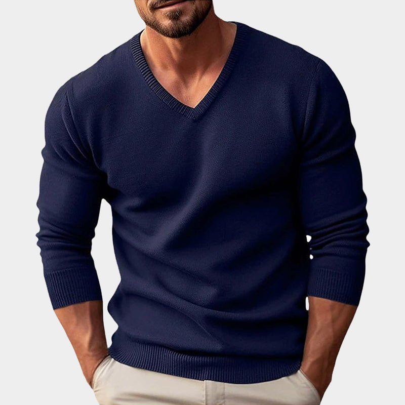 PHILIP™ | Pull en acrylique à col en V pour homme