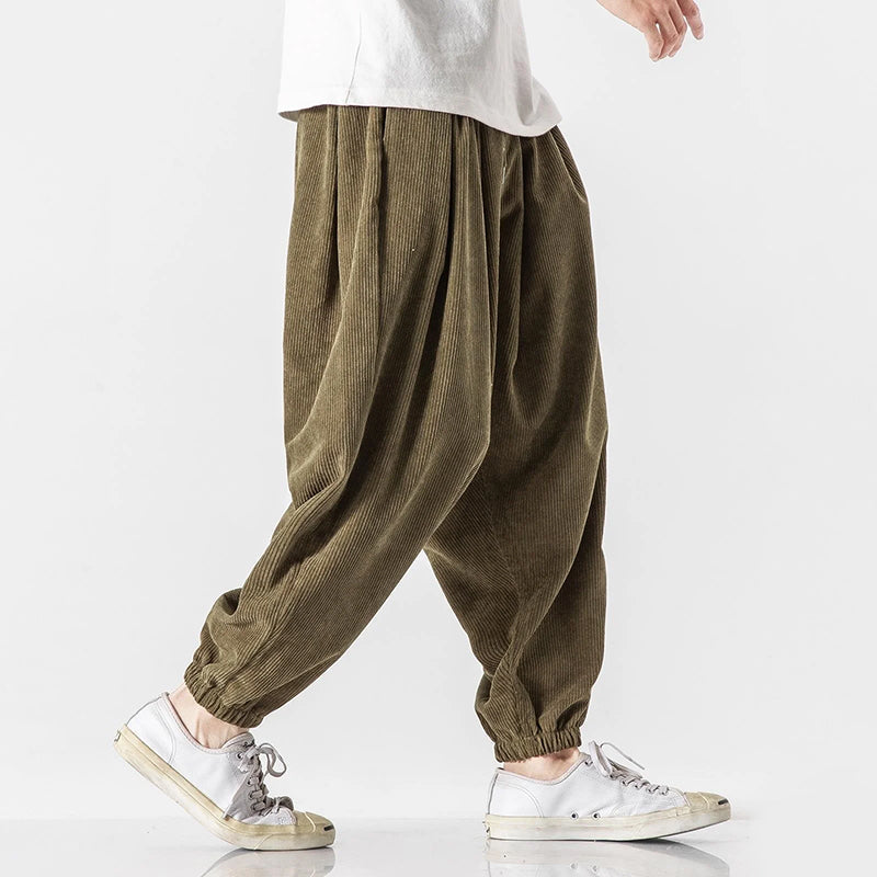 PHILIP™ | Pantalon de jogging en velours côtelé à coupe ample pour homme