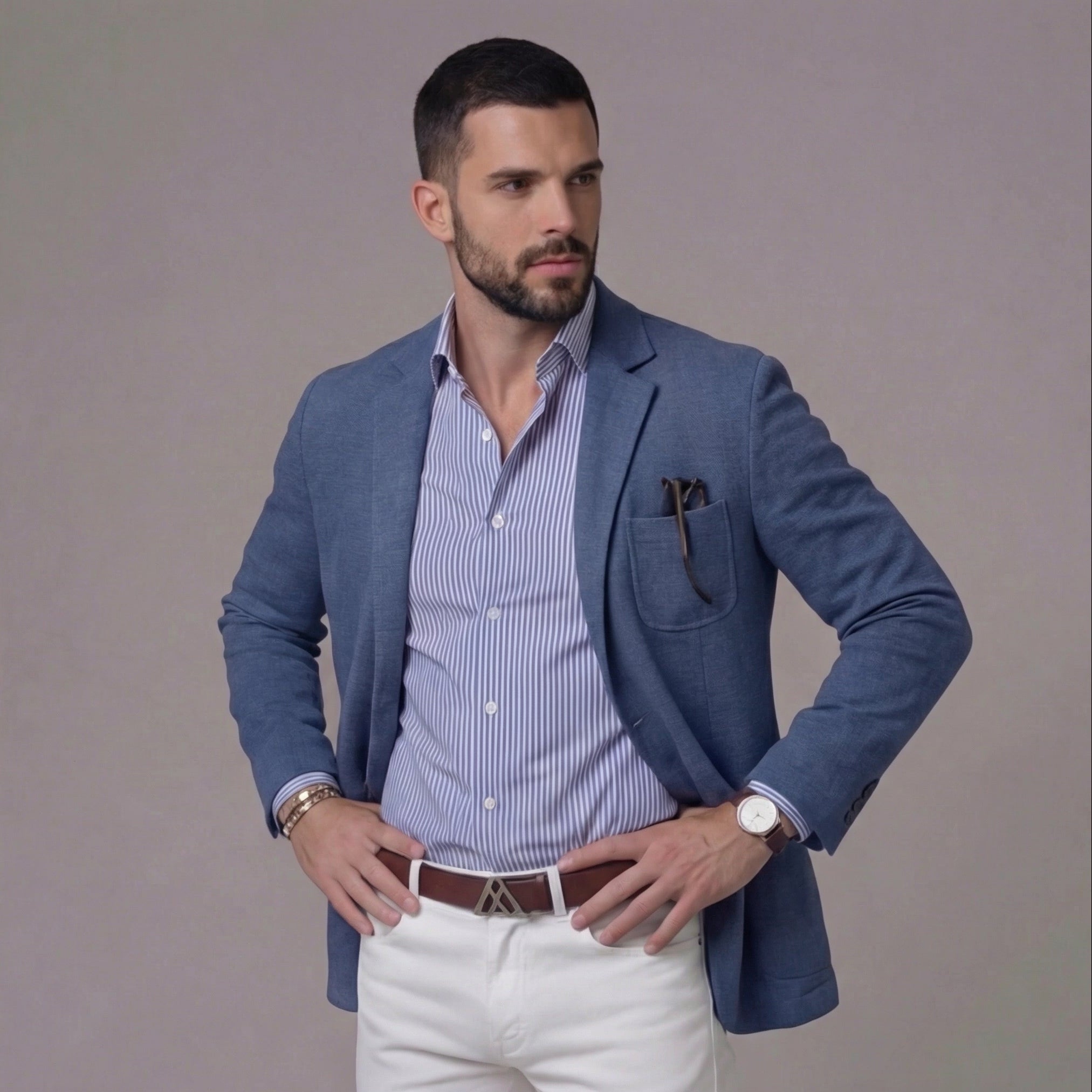 PHILIP™ | Hommes Tous les jours Blazer en lin