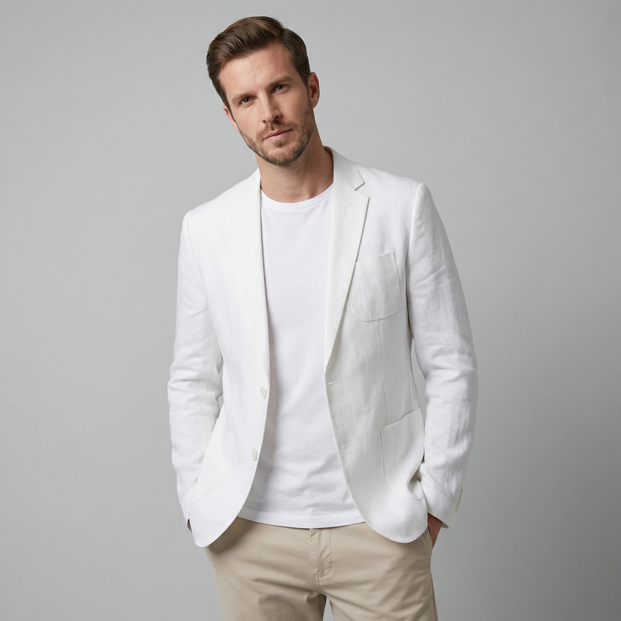 PHILIP™ | Blazer en lin à deux boutons pour homme