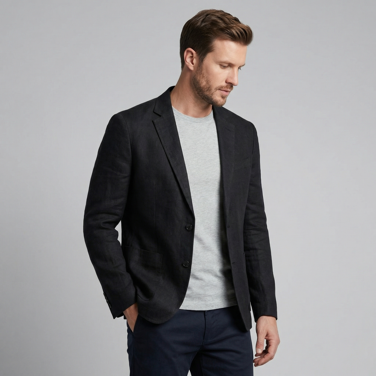 PHILIP™ | Blazer en lin à deux boutons pour homme