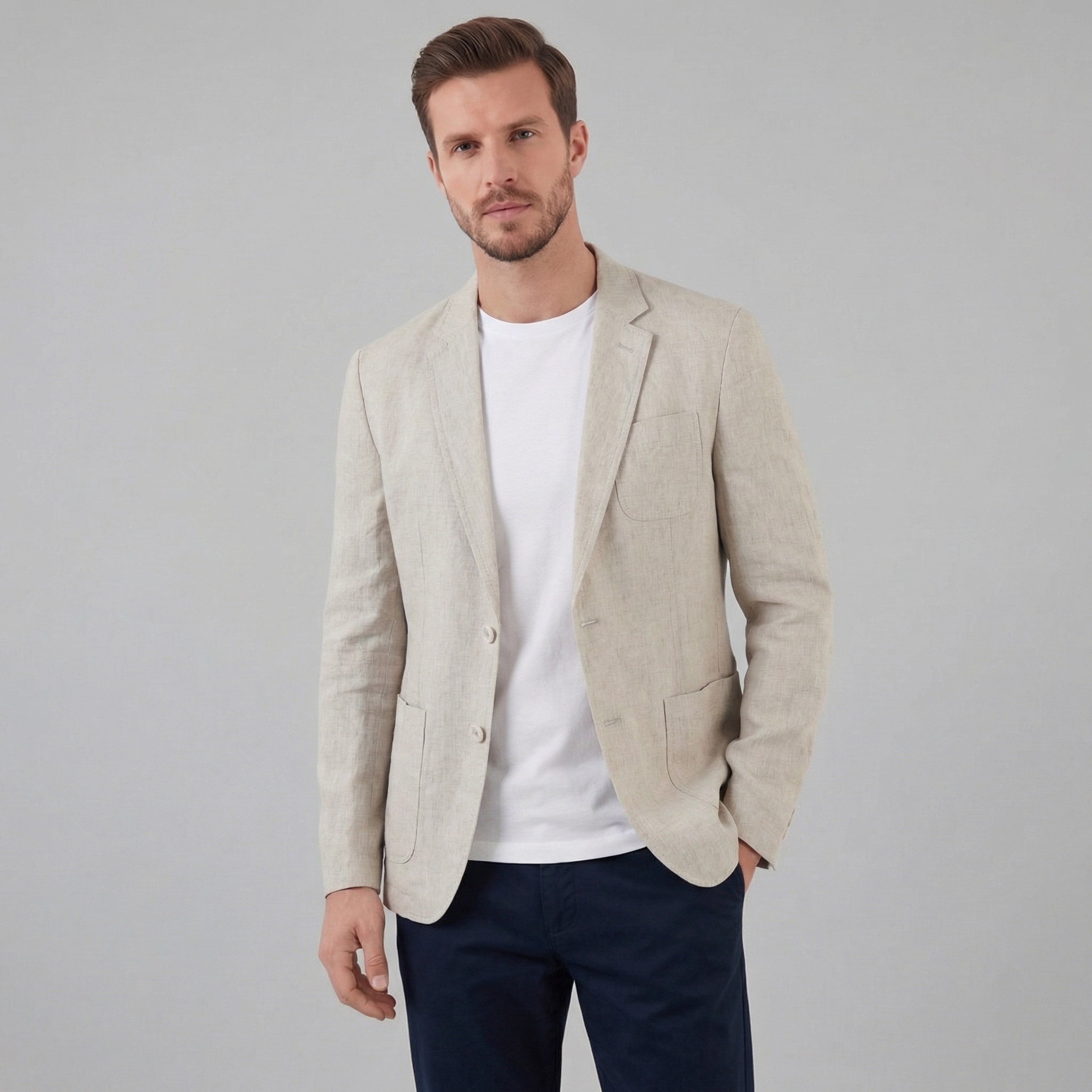 PHILIP™ | Blazer en lin à deux boutons pour homme