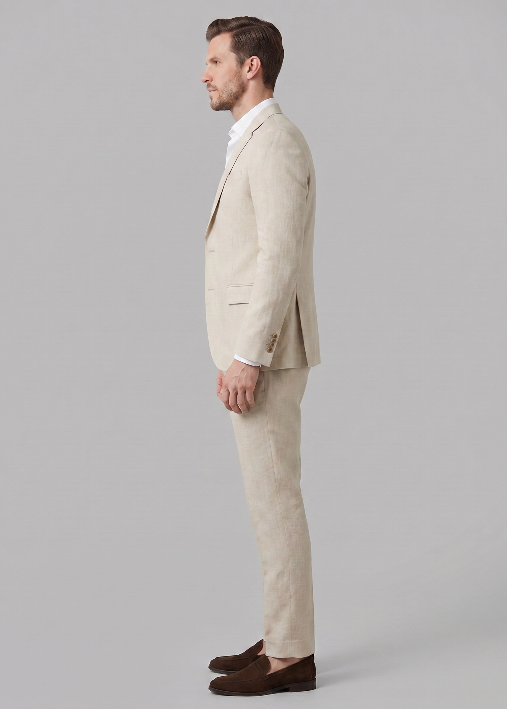 PHILIP™ | Costume deux pièces pour homme en mélange de lin