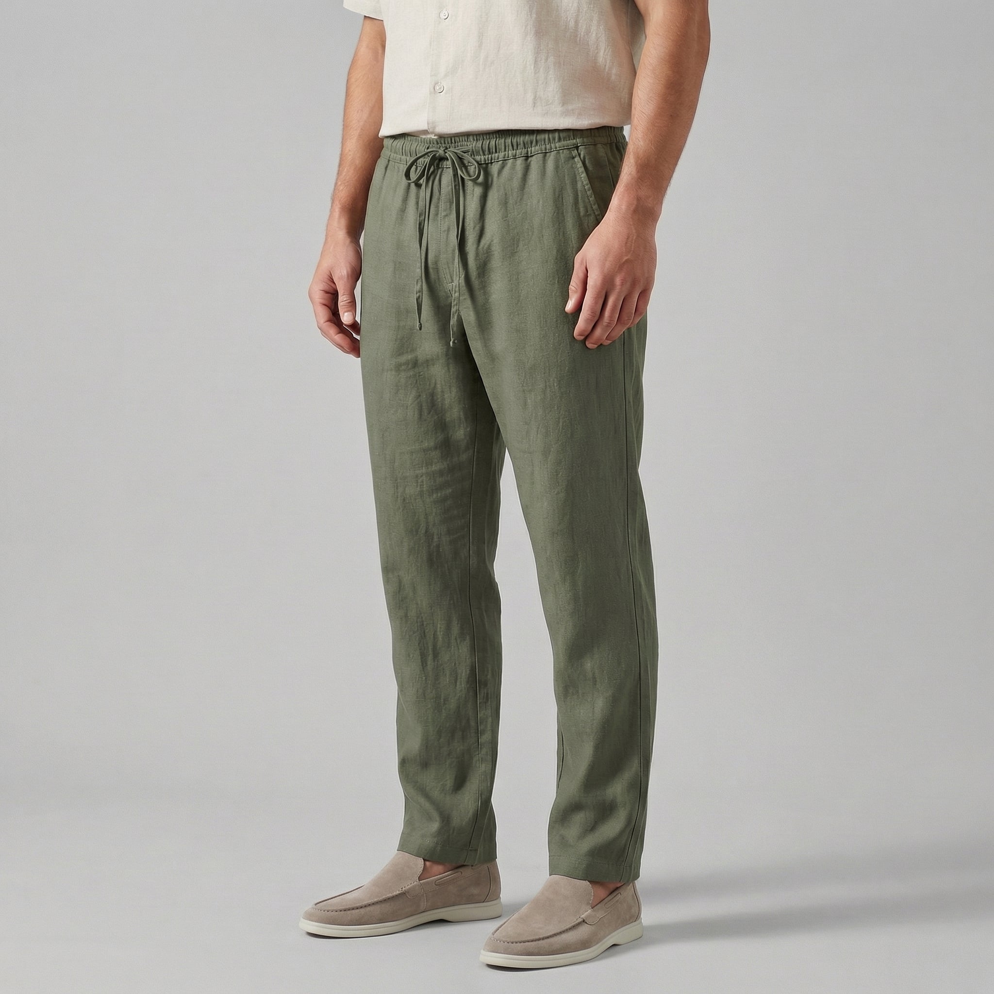PHILIP™ | Pantalon décontracté en lin pour homme, sans fermeture