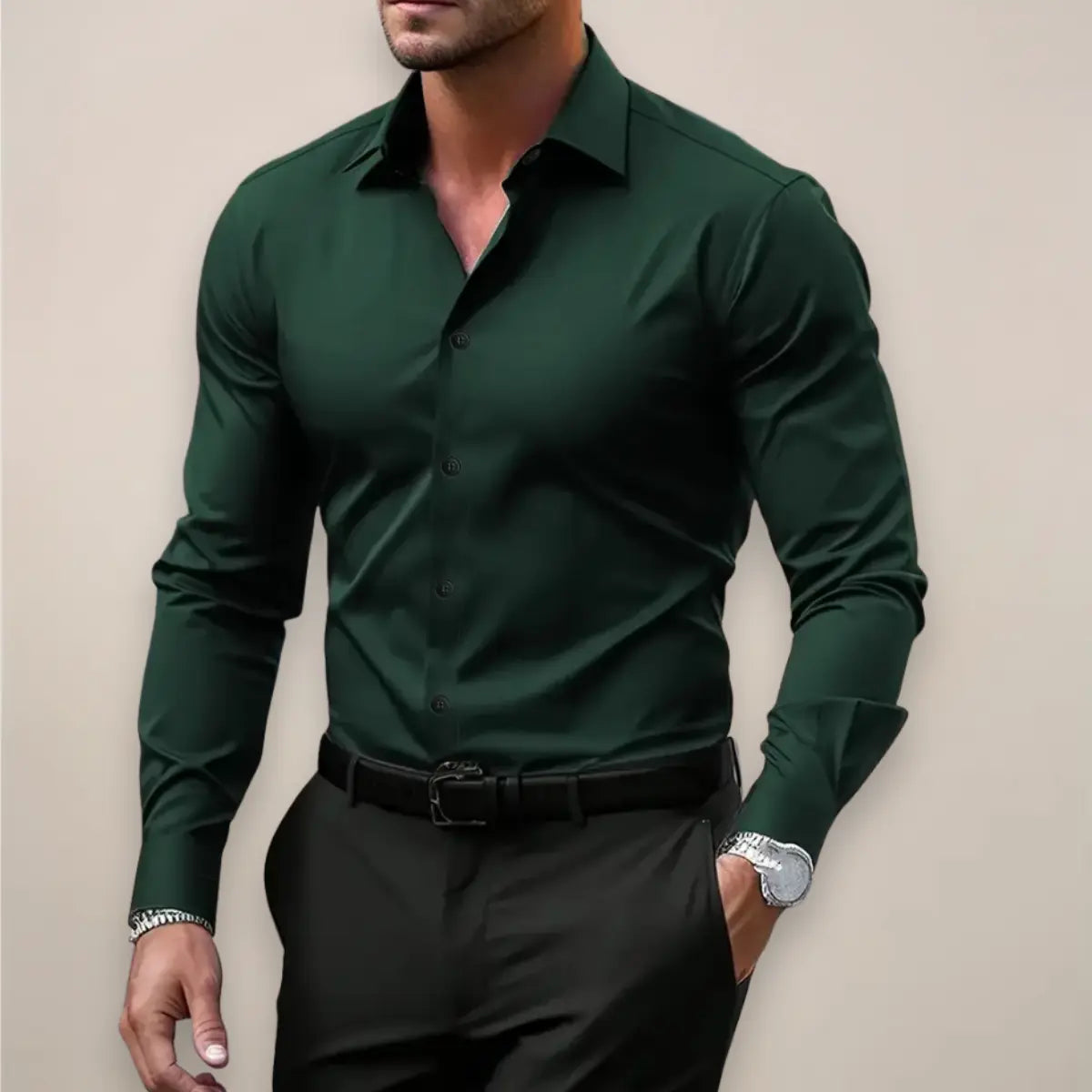 PHILIP™ | T-shirt à manches longues extensible