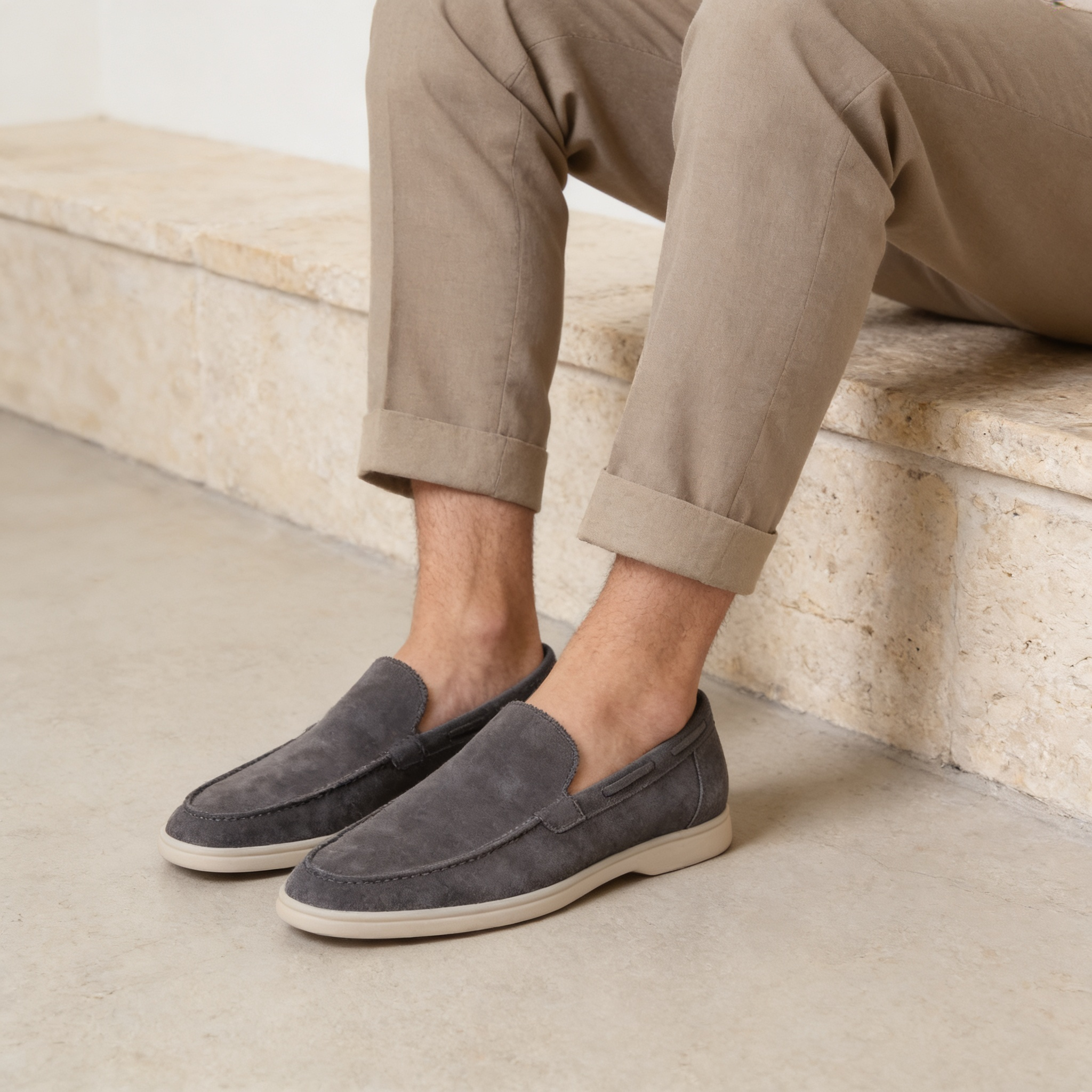 PHILIP™ | Mocassins en daim pour homme