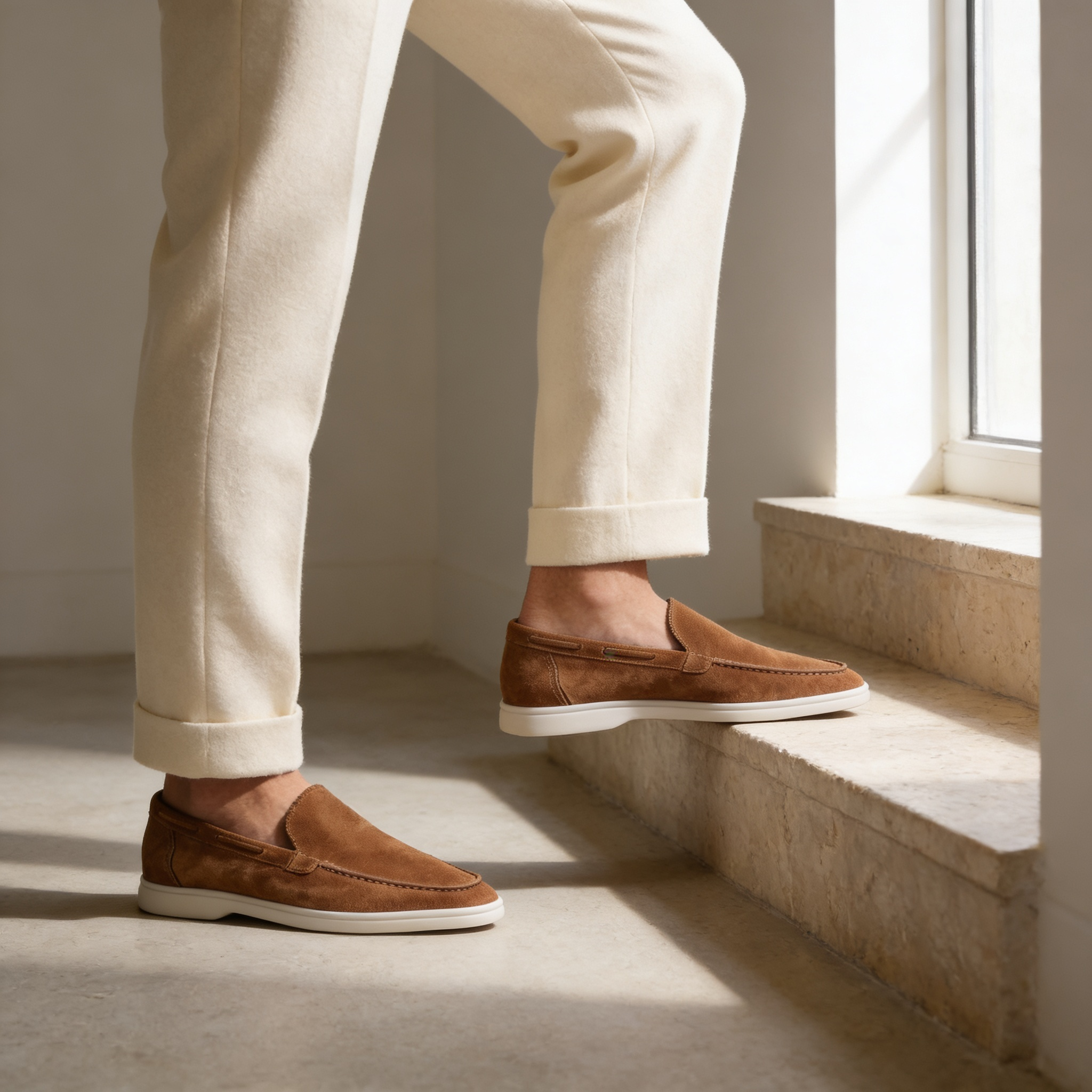 PHILIP™ | Mocassins en daim pour homme