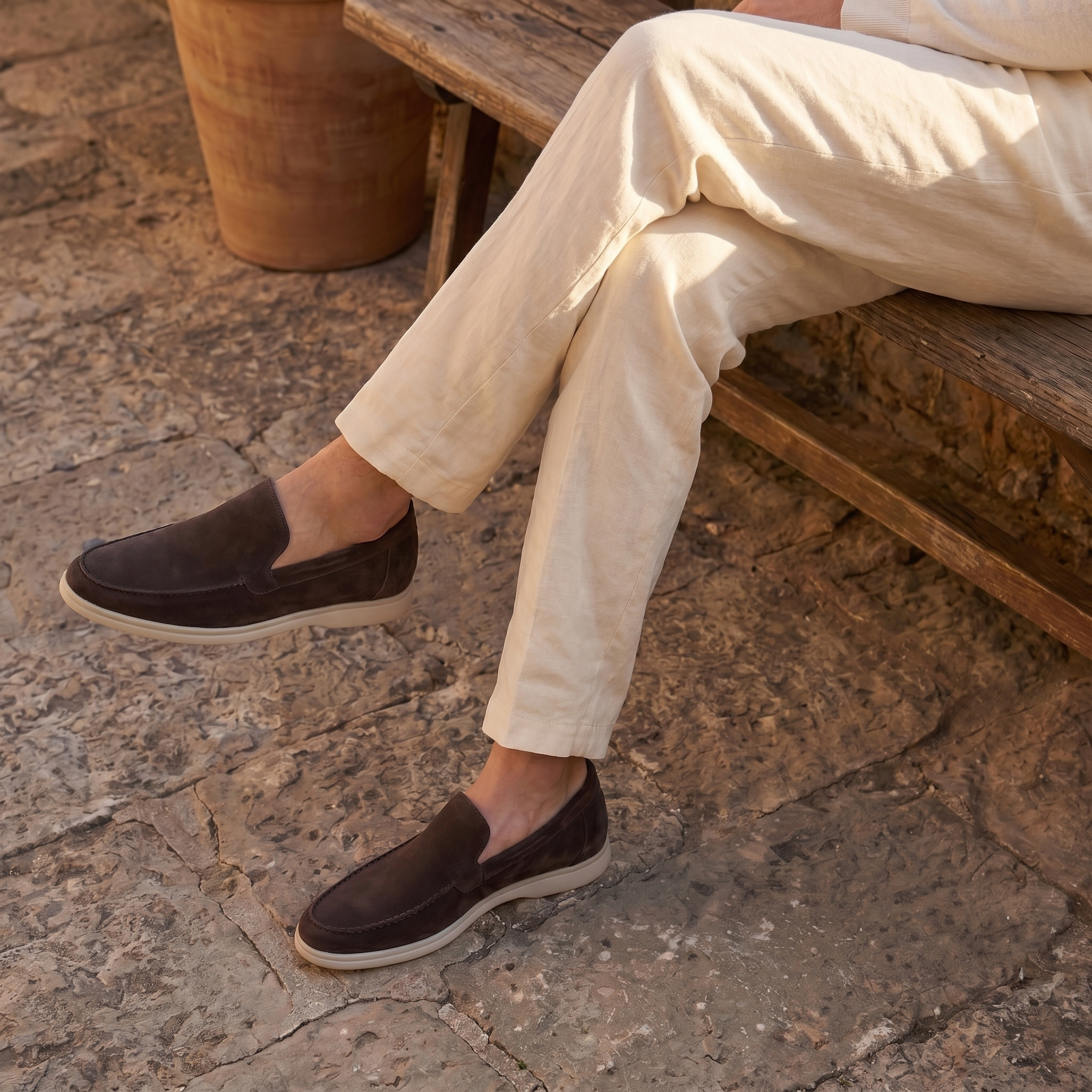 PHILIP™ | Mocassins en daim pour homme