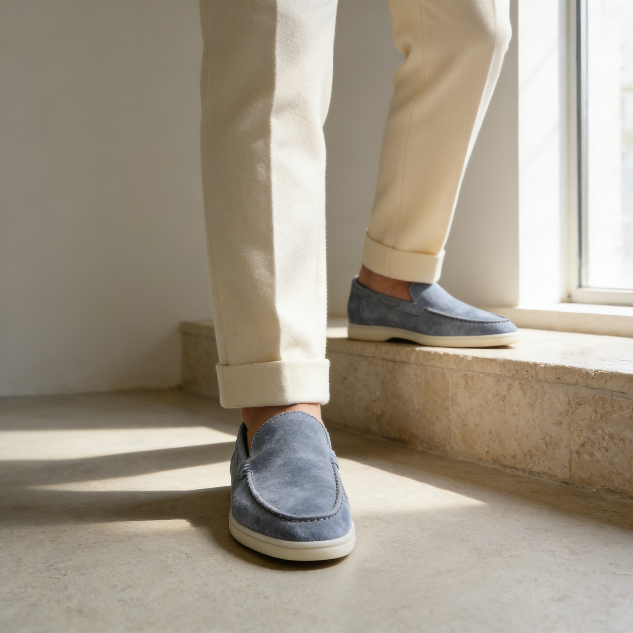 PHILIP™ | Mocassins en daim pour homme
