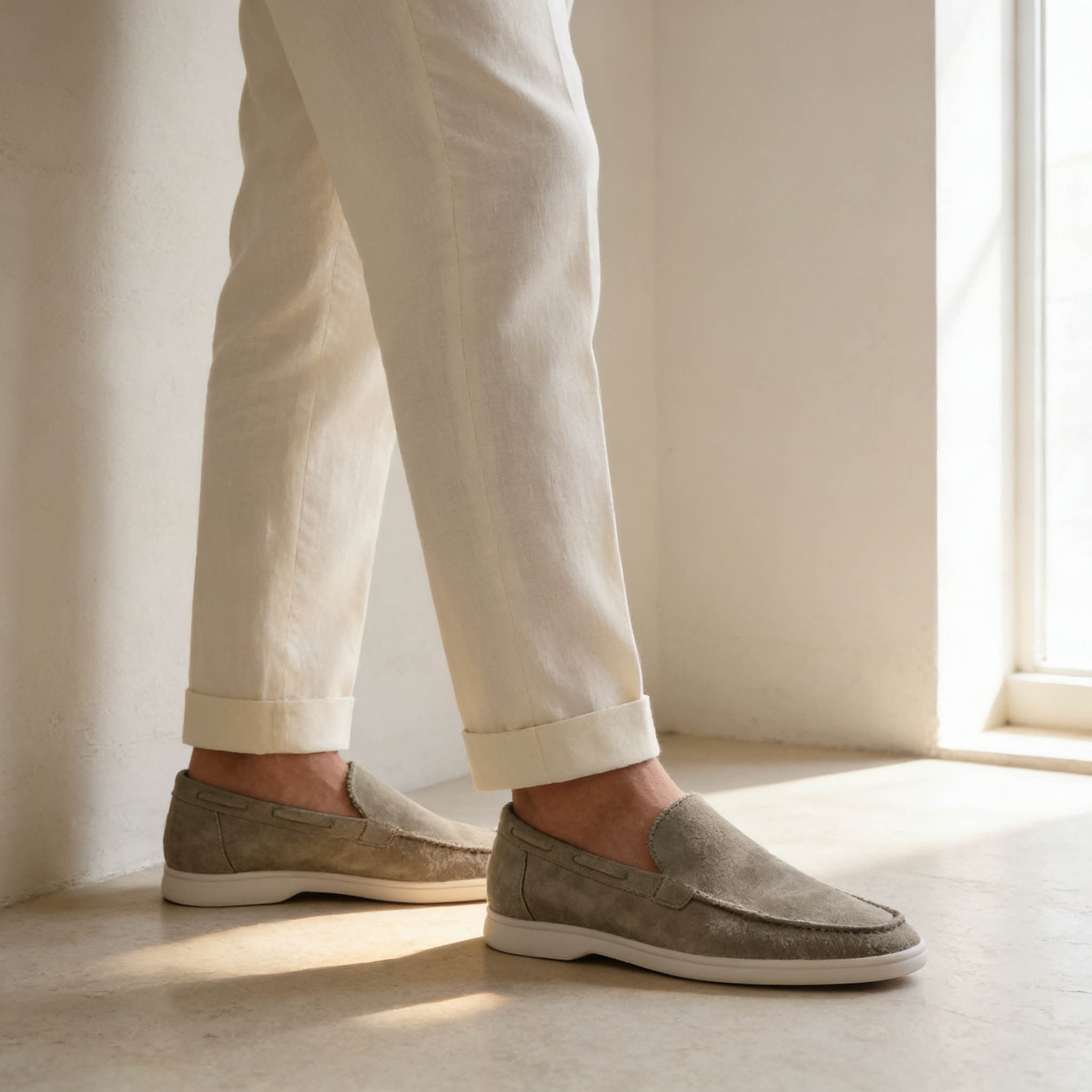 PHILIP™ | Mocassins en daim pour homme