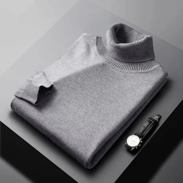 PHILIP | PULL À COL ROULE ET MANCHES LONGUES POUR HOMMES