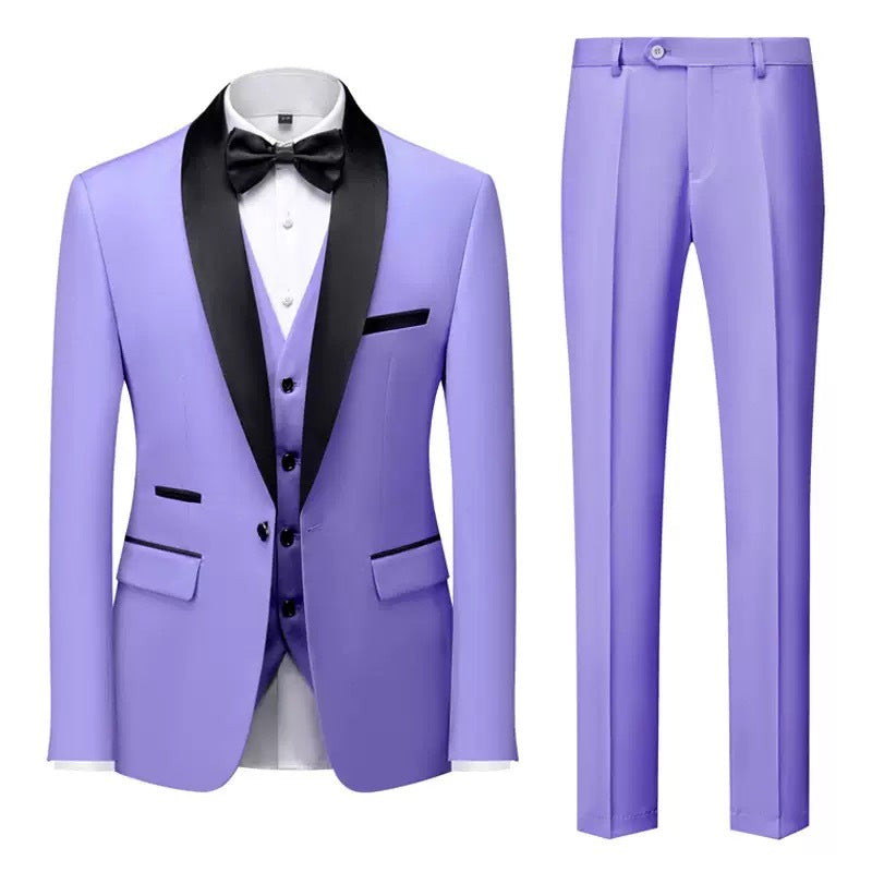 PHILIP™ | Smoking de soirée pour homme avec bordures en satin